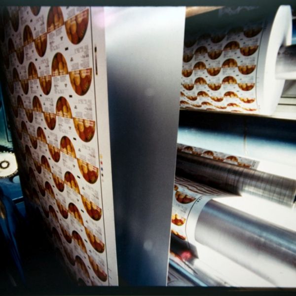 aluminium foil at production