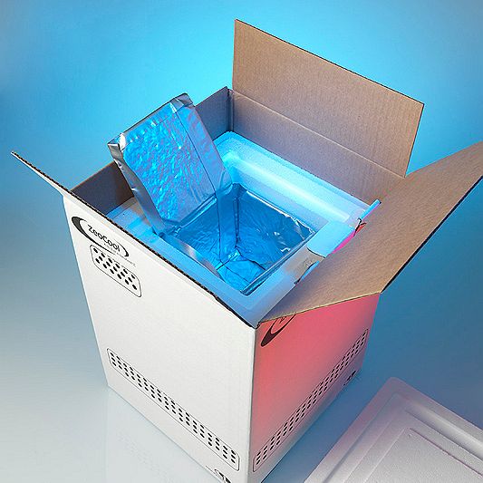isolating packaging made of aluminium