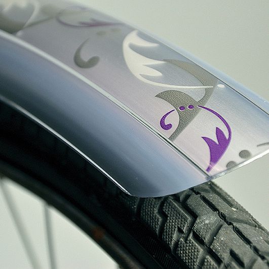 Fender made of aluminium