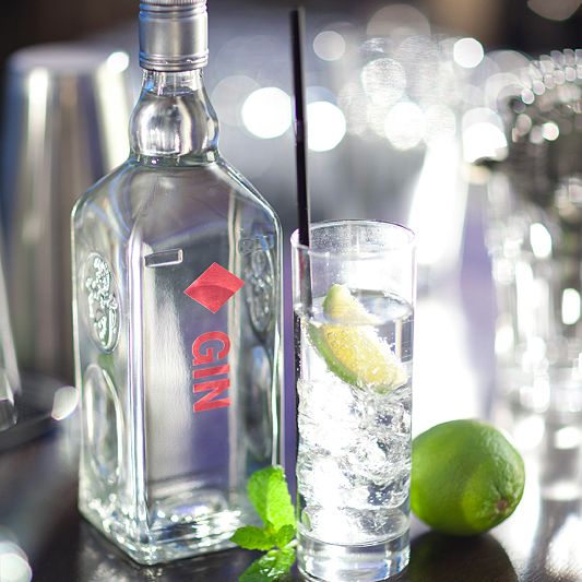 gin bottle with screw cap
