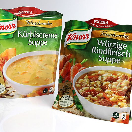 Instant Soup packaging