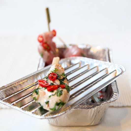 Aluminium grill tray