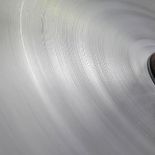big aluminium roll close-up